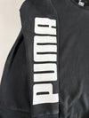 Puma | Black Sleeve Spellout Sweatshirt | (S)