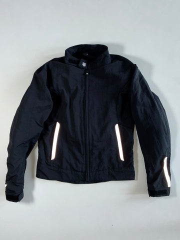 Motown Urban Mesh Riding Jacket – Black – Reflective Padded (XS)