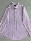 Polo Ralph Lauren Purple Gingham Custom Fit Dress Shirt (L)