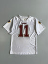 NFL Washington Redskins DeSean Jackson #11 White Football Jersey Women T-shirt (S)