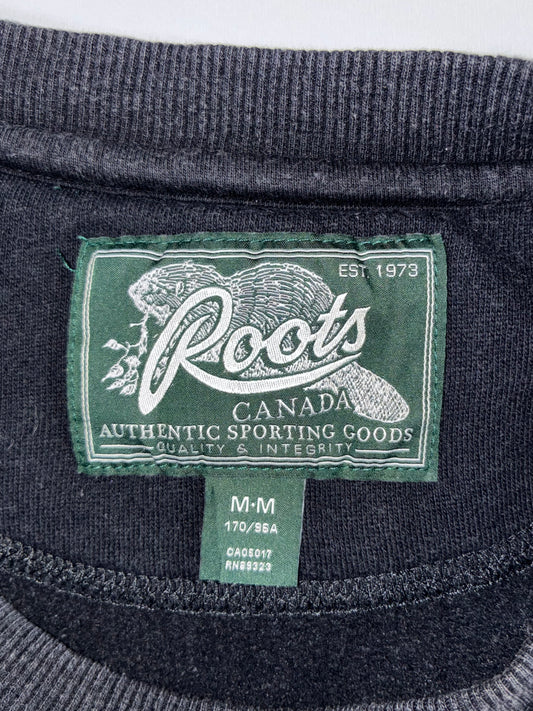 Roots | Athletics Crewneck Sweatshirt Black | (M)