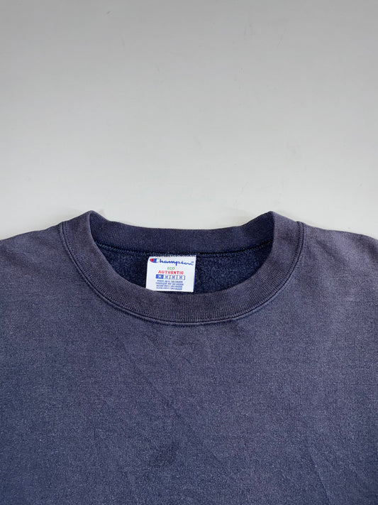 Champion Reverse Weave Black Crewneck Sweatshirt (L)