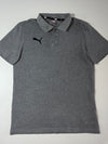 Puma | Grey Melange Polo T-Shirt | (S)