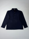 Calvin Klein Quarter-Zip Long Sleeve Polo Shirt – Navy(XL)
