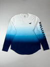 Hollister | White-to-Navy Ombré Long Sleeve Tee (2XL)