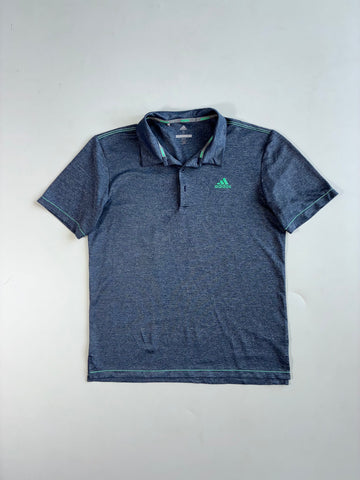 Adidas Golf Heather Polo T-Shirt with Mint Green (M)