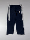 Vintage 90s Adidas "3" Fleece-Lined Track Pants (W:38) (L:41)