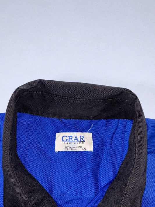 Gear For Life “Totally Exhausted” Racing Shirt Embroidered Button-Up (2XL)