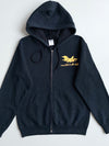 Vintage F-16 Fighting Falcon Zip-Up Hoodie | Size (S)