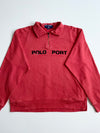 Polo Sport Ralph Lauren Spellout Quarter Zip Sweatshirt – Red (L)