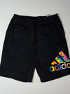 Adidas Pride Rainbow Logo Black Shorts (W:30) (L:19)