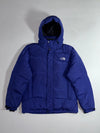 Vintage The North Face Summit Series 900-Fill Blue Hooded Down Puffer Jacket  (XL)