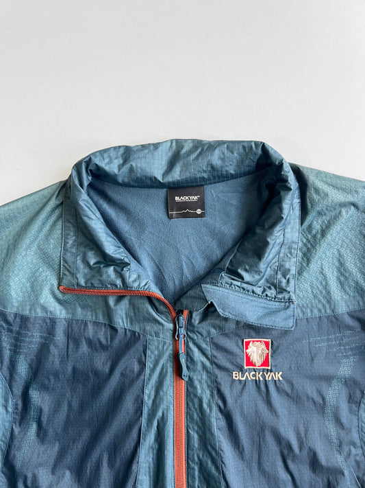 Black Yak Extreme Peak Lightweight Ripstop Windbreaker Jacket in Navy Blue (M/L)
