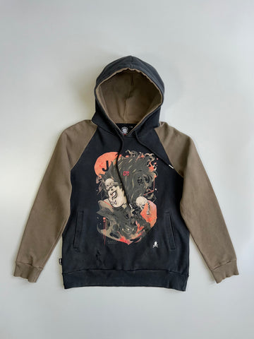 The Master Anime Dark Art Graphic Raglan Hoodie (M)