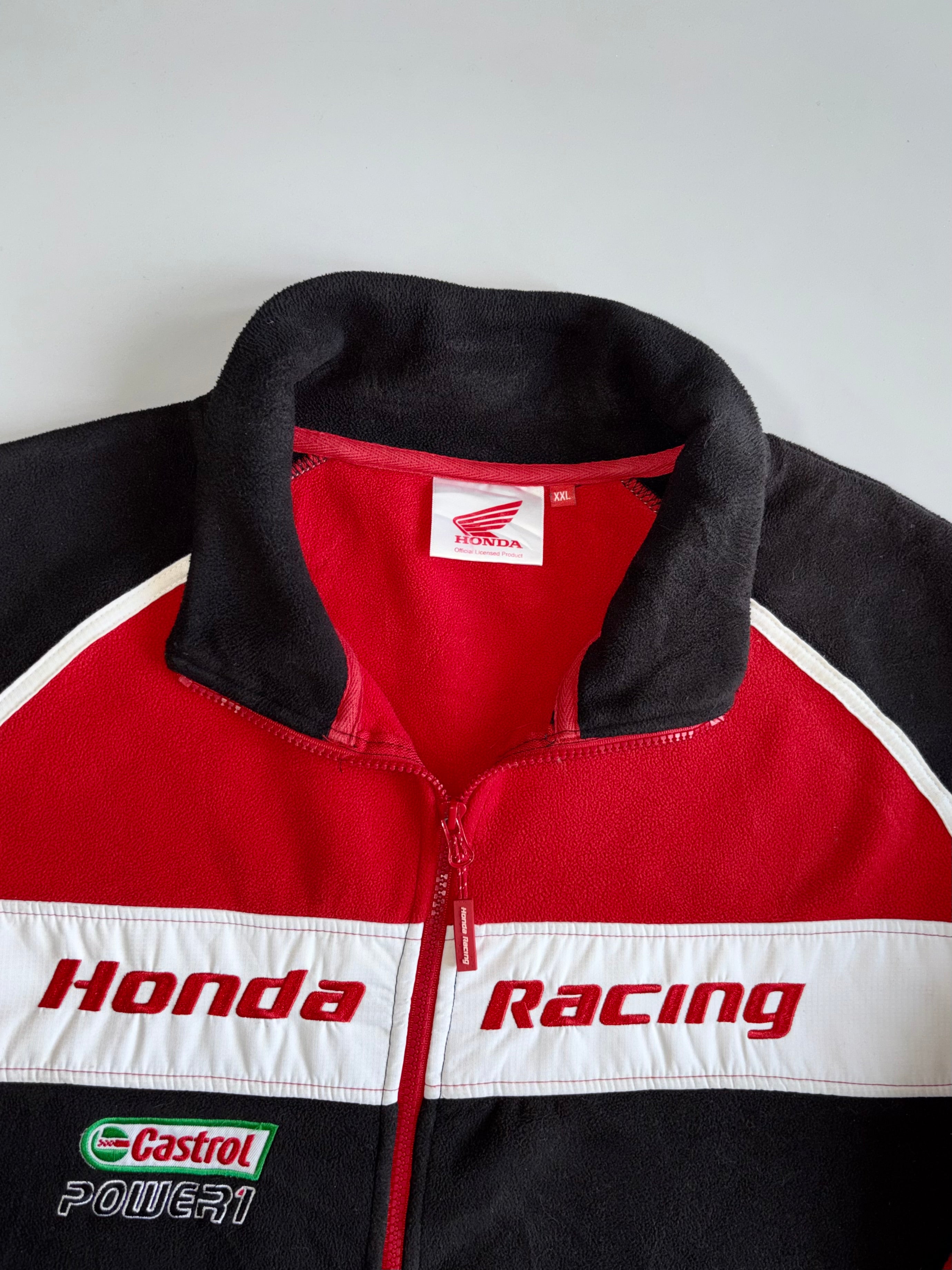 Honda Racing Official Licensed Castrol Power1 Sponsor Fleece Full