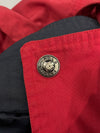 Vintage Polo Ralph Lauren Red Hooded Jacket embroidered pony logo (2XL)