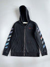 Off-White c/o Virgil Abloh “Caravaggio” Diagonal Zip-Up Hoodie (M)