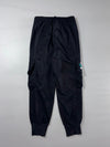 Adidas Cargo Pocket Black Tapered Joggers (W:29) (L:37)