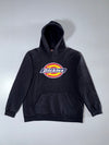 Dickies Logo Hoodie – Black, Classic Horseshoe Print (M)