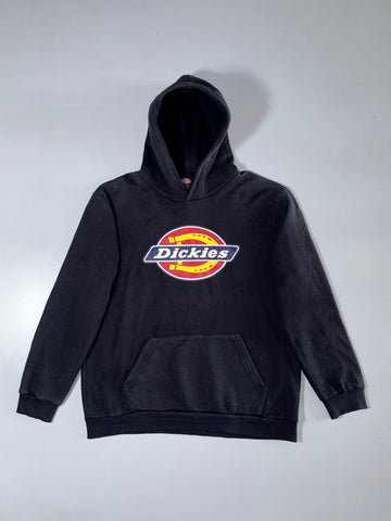 Dickies Logo Hoodie – Black, Classic Horseshoe Print (M)
