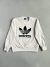 Adidas Originals | Trefoil Crewneck Sweatshirt Light Reflective Logo (S)
