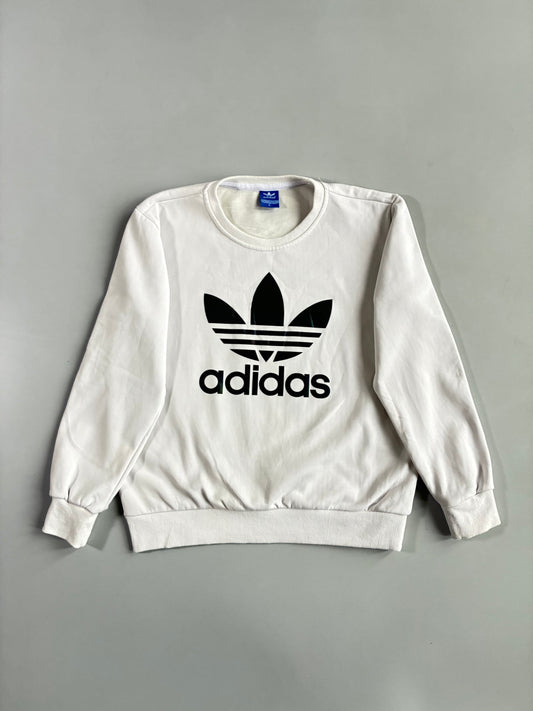 Adidas Originals | Trefoil Crewneck Sweatshirt Light Reflective Logo (S)