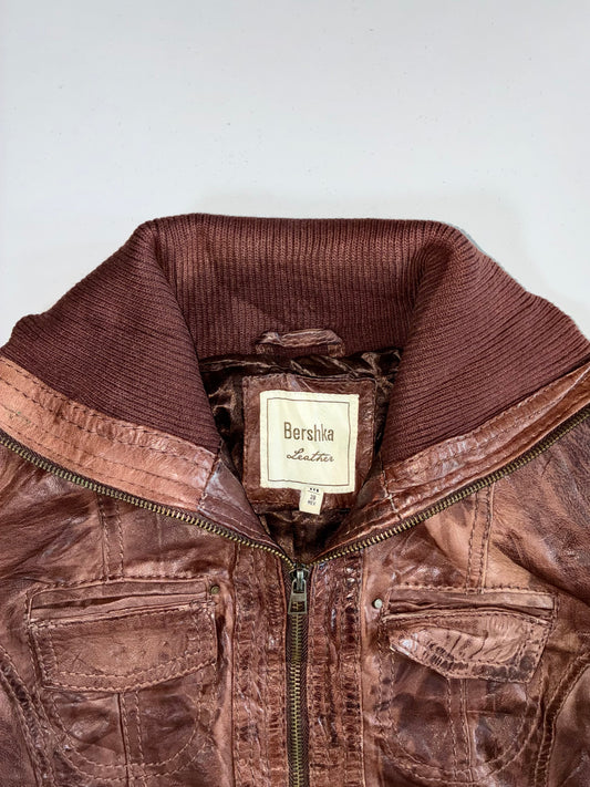Bershka Premium Original Leather Jacket (S)