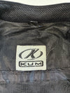 KUM Mesh Motorcycle Riding Jacket Silver Grey/Black, Reflective Details (M)