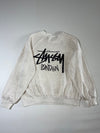 Stüssy London Raglan Crewneck Sweatshirt – Heather Grey (L/XL)