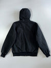 Carhartt WIP Active Jacket I023083 Washed Black 100% Cotton Canvas Fleece-Lined (M)