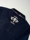 Big Train Osaka Japanese Oni Embroidered Long Sleeve Polo (L)