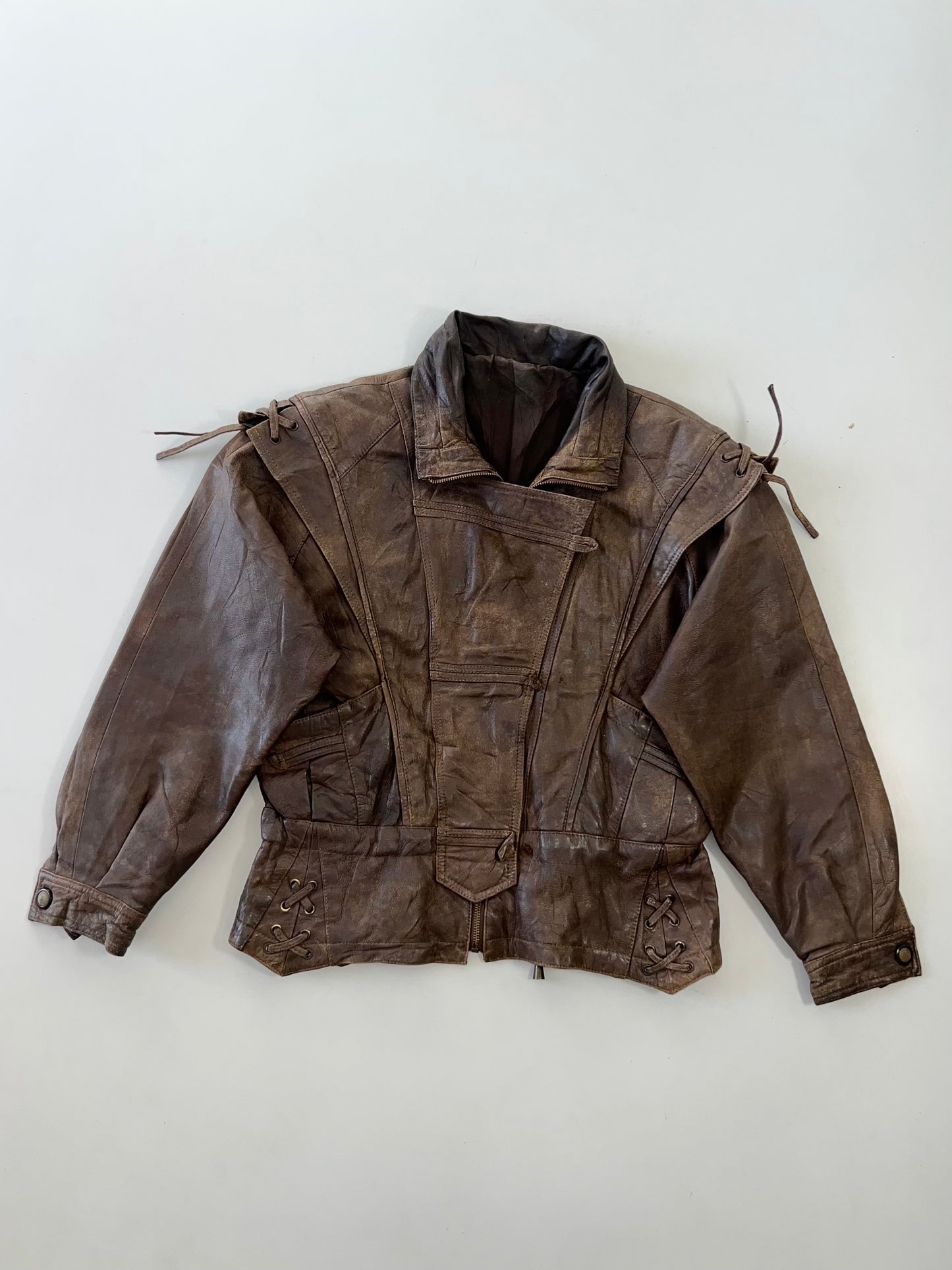 !                                                                                                                                                                                                            Ultra Premium Original Leather Jacket (RARE) (M/L)