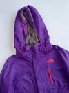 The North Face | Detachable hood Purple Hyvent Hooded Women's Jacket | (M)