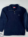 Y2K Kappa Navy Quarter-Zip Fleece Pullover (L)