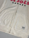 Roots Canada Women’s Cream Faux Fur Hood Zip-Up Hoodie (S)