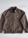 Jaguar Reversible Plaid & Navy Harrington Jacket (M/L)