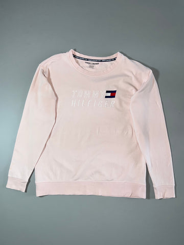 Tommy Hilfiger Sport Pink Logo Sweatshirt (S)