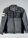 Reebok "Hard Rep Killer" Full Zip Track Jacket – Grey/Black (L)