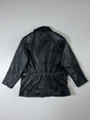 Vintage Vunic Black Premium Original Leather Jacket (Xl)