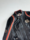 Harley-Davidson American Legend Black Leather Racing Jacket Padded (L)
