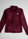 The North Face Full-Zip Fleece Jacket – Maroon (XS)