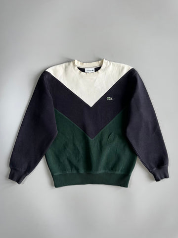 Vintage Lacoste Colourblock Crewneck Sweatshirt (M)