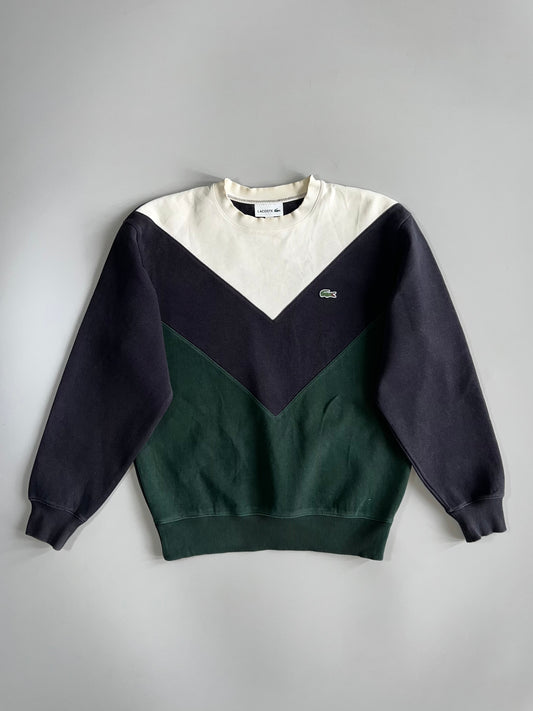 Vintage Lacoste Colourblock Crewneck Sweatshirt (M)