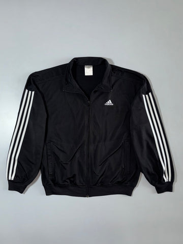 Adidas Black 3-Stripes Track Jacket (M/L)