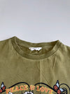 Vintage Peace & Love Graphic Printed T-shirt (S)