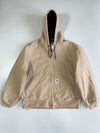 Carhartt J130 Active Jacket Sand Beige Fleece Lined Hood (XL)