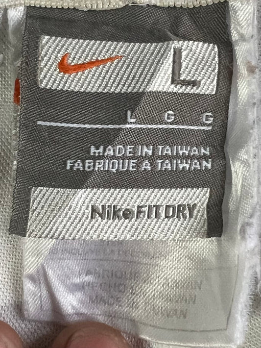 Vintage Nike White & Yellow Dri-FIT Basketball Shorts (W:30) (L:21)