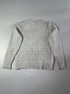 Polo Ralph Lauren Grey Cable Knit Crewneck Sweater (M)