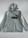 Puma Grey Melange Zip-Up Hoodie (2Xl)