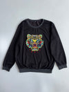 Kenzo Paris Inspired | Black Tiger Embroidered Sweatshirt | (M/L)